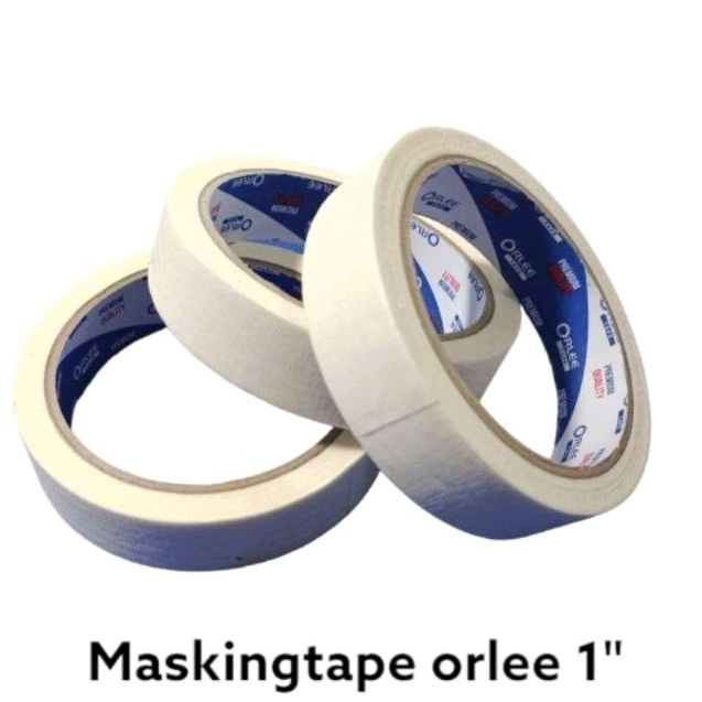 

Solasi Kertas / Isolasi Tape Solasi / Lakban Kertas Masking Tape ORLEE 1 inch (1 PCS)