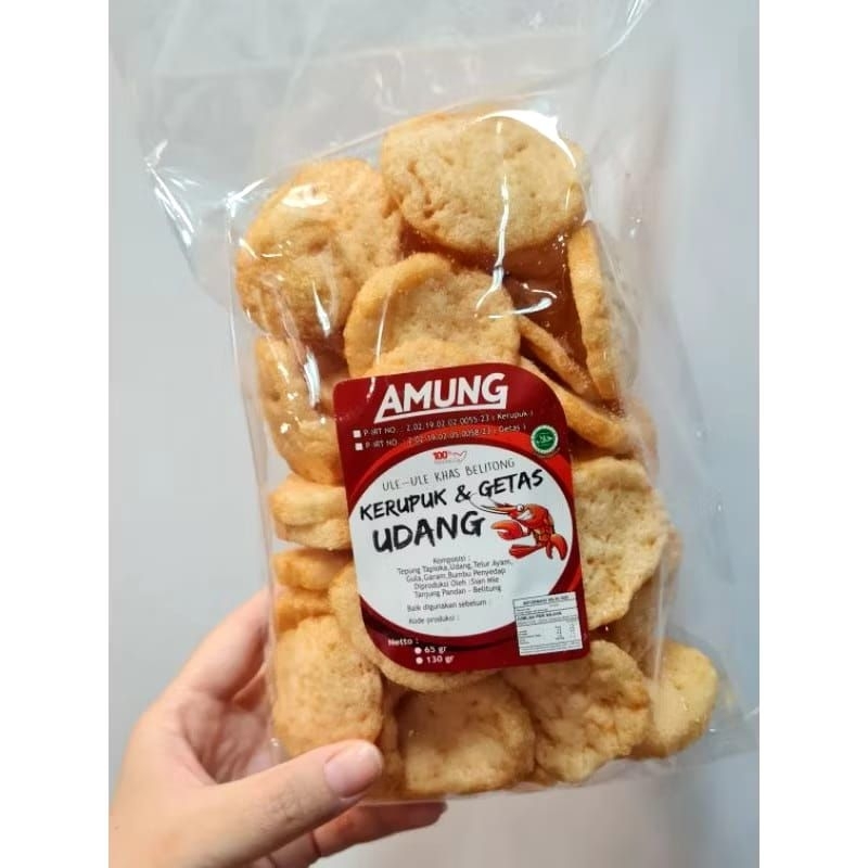 

Kerupuk Amung Kerupuk Koin Oleh-oleh asli Belitung