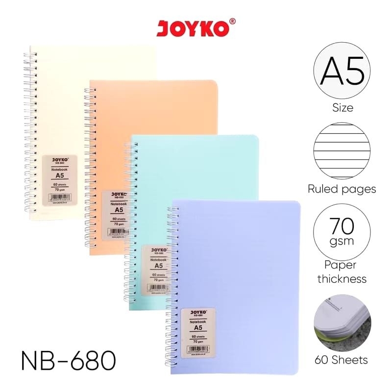 

Notebook Diary Buku Agenda Catatan JOYKO NB-680