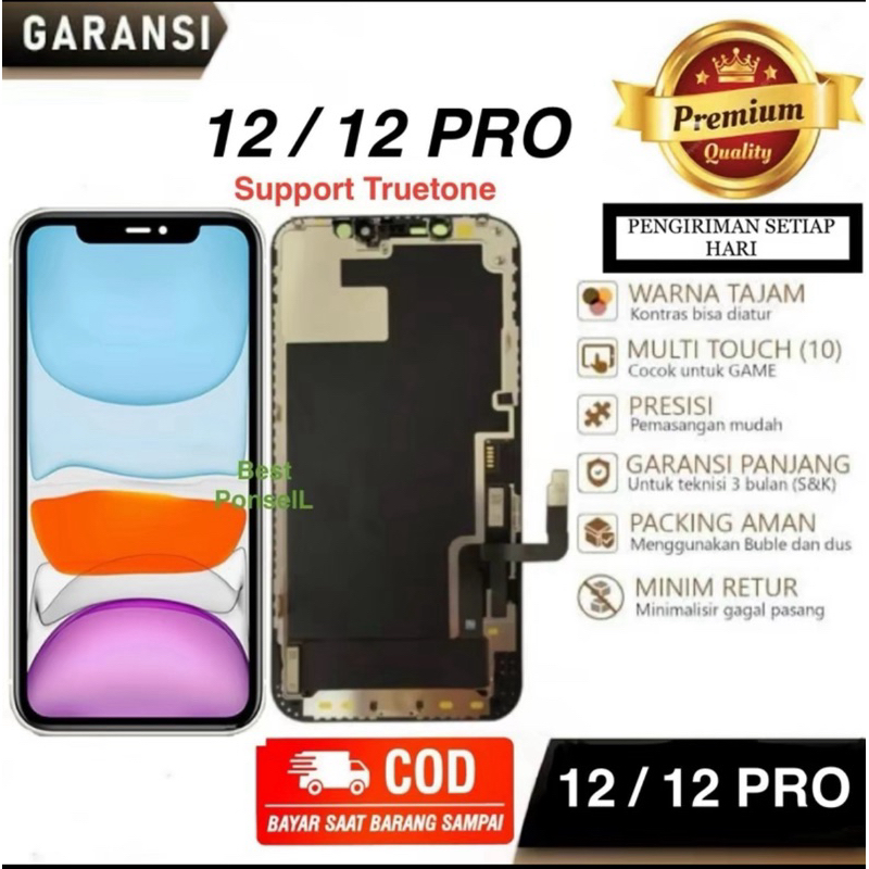 LCD IPHONE 12PRO ORIGINAL BARANG ASLI ORIGINAL