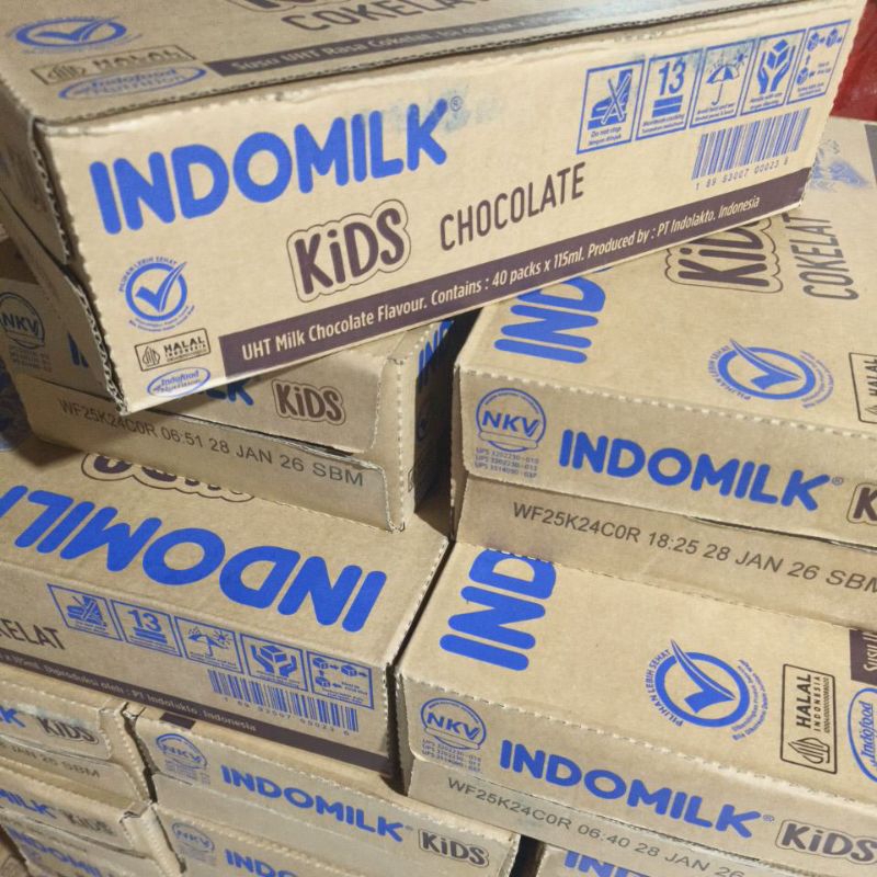 

INDOMILK KIDS coklat susu UHT isi 40