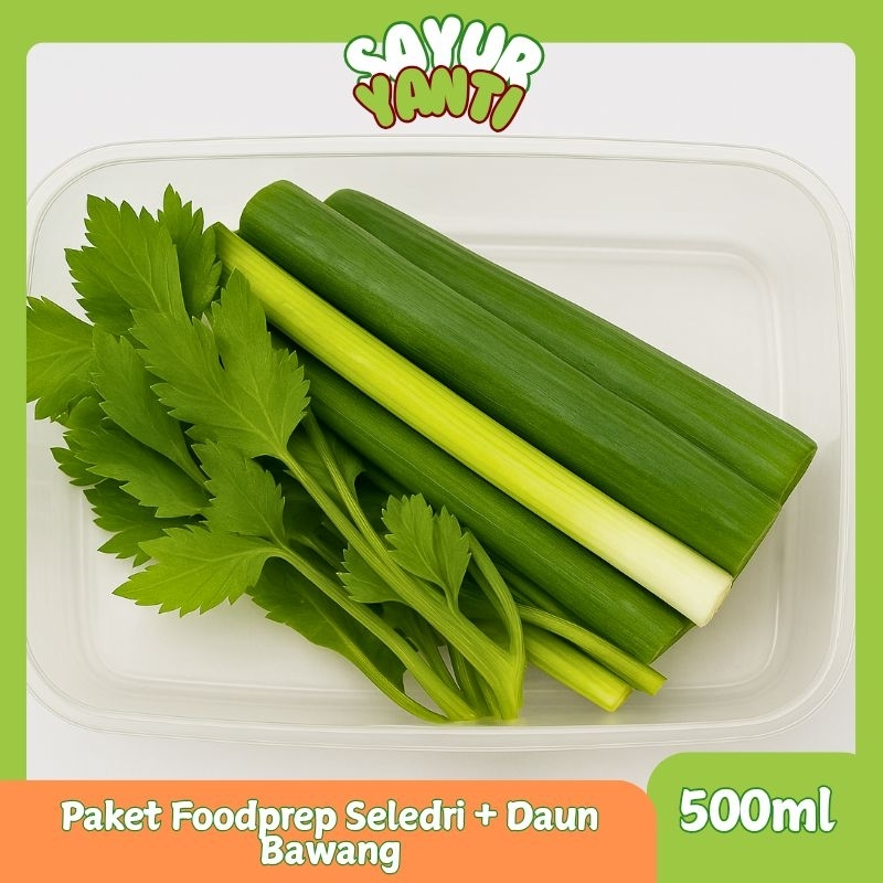 

[KIRIM INSTAN] Paket Foodprep Daun Bawang Dan Seledri - Sayur Yanti