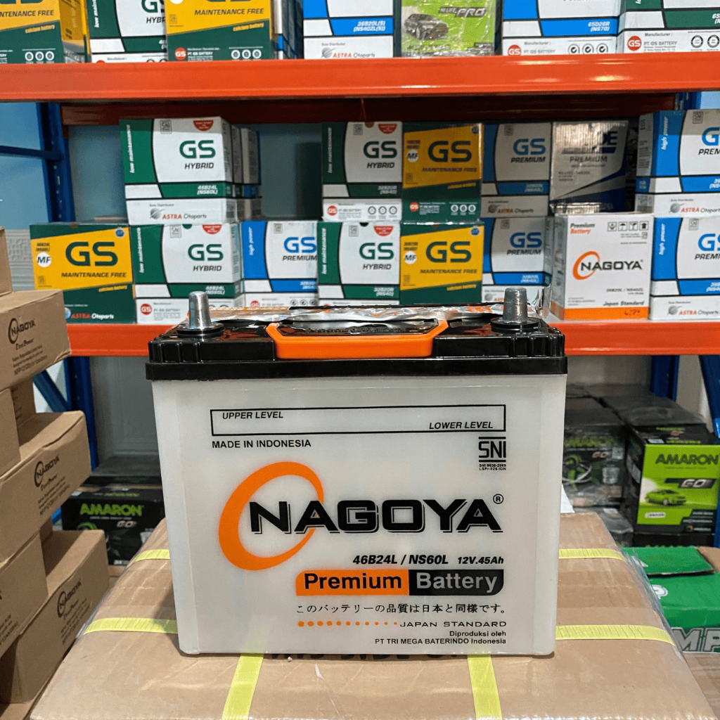 TERLARIS NAGOYA NS60L 46B24L NS 60 L MOBIL SENTRA SUNNY COROLLA SERIES VOXY CHARADE CLASSY CITY TRAV