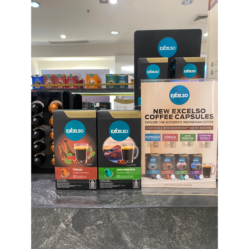 

kopi kapsul nespresso compatible excelso isi 2box varian toraja dan java robusta