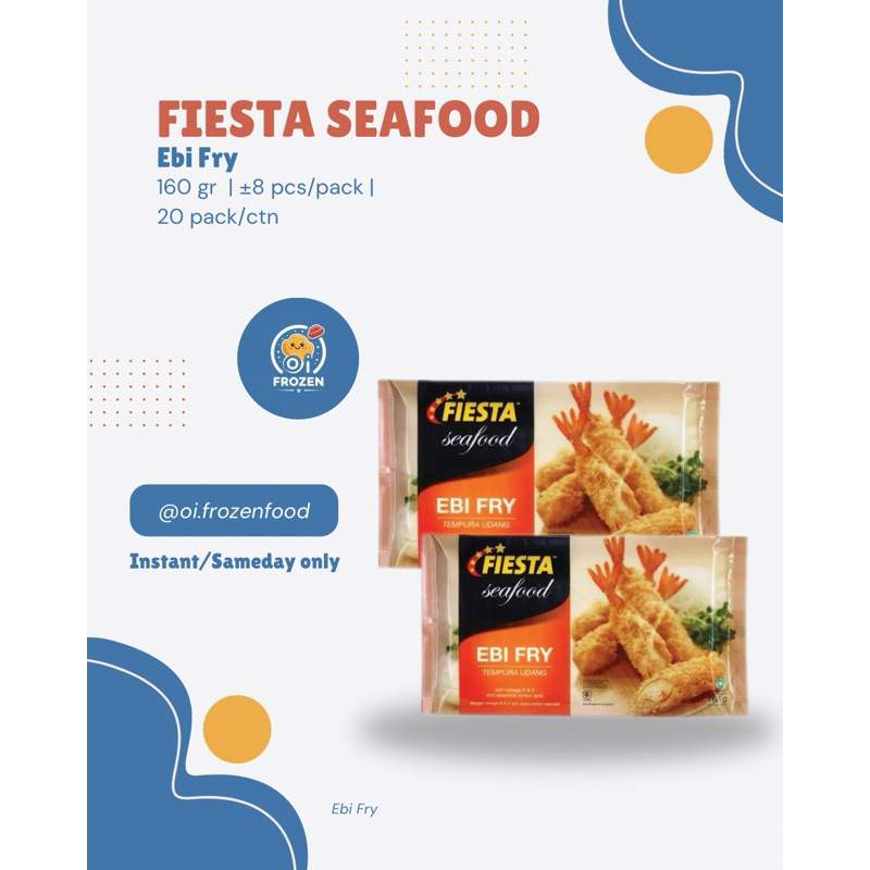 

Fiesta Ebi Fry Tempura Udang 160gr