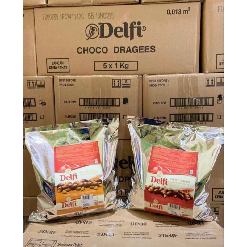 

Cokelat Delfi Dragees Mede /cashew, almond 1kg