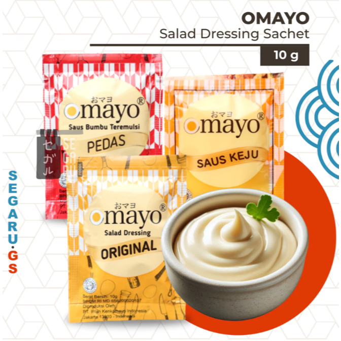 

Omayo Mayonaise Salad Dressing Sachet 10 gram