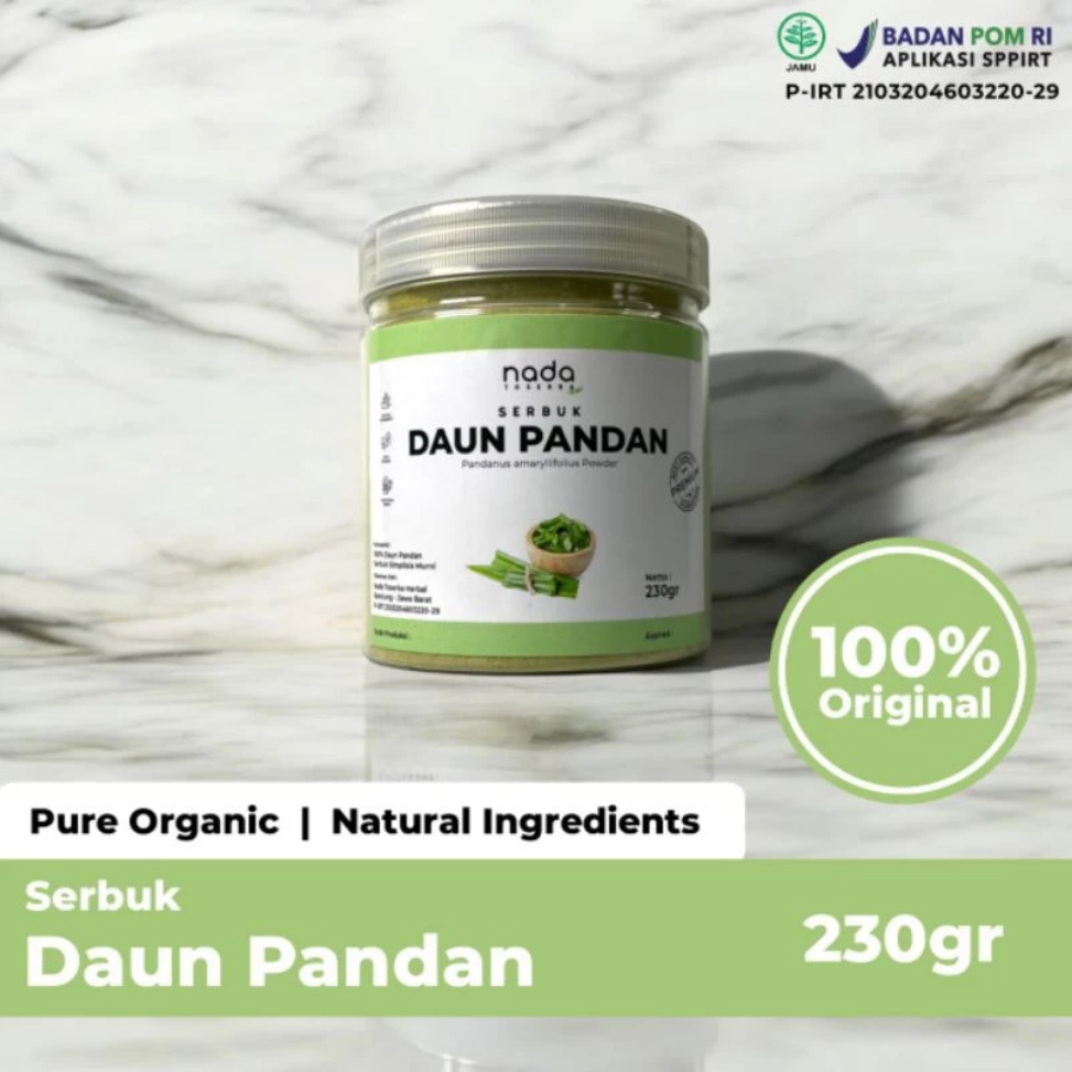 

DAUN PANDAN Bubuk Serbuk Premium | Herbal Penenang Dan Hipertens 100gr & 230gr