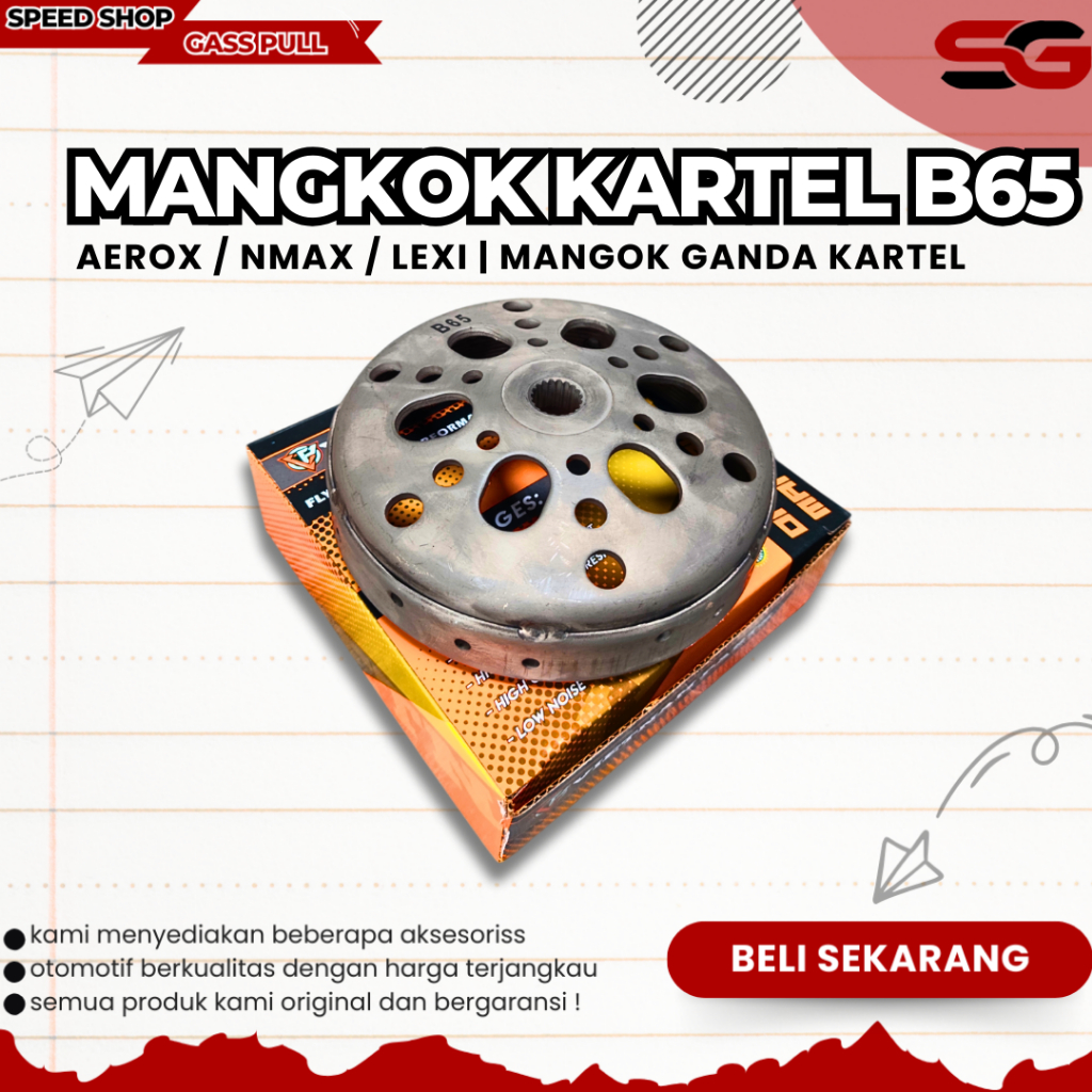 Mangkok Kartel Nmax Aerox Lexi B65 / 2 DP Mangkok ganda Costum Kartel Lurus Mangkok Ganda Kartel VP