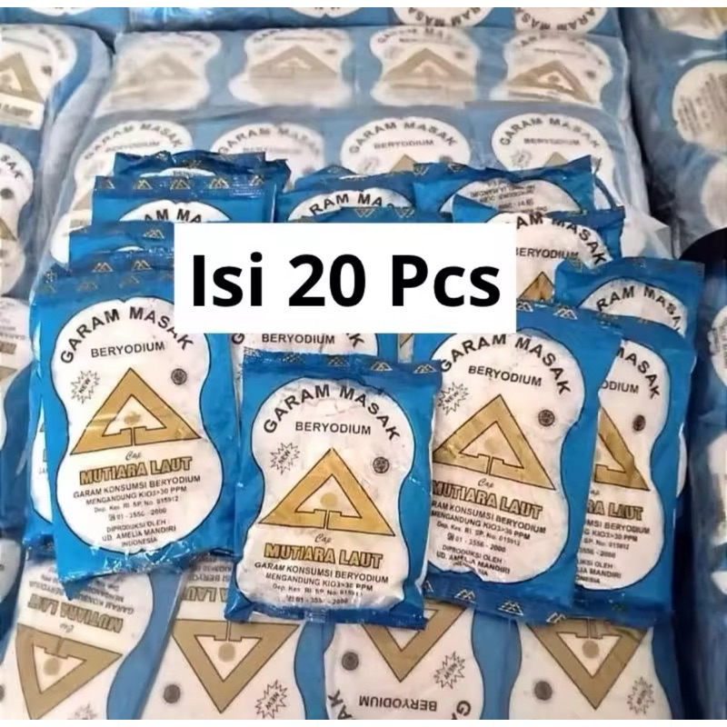 

Promo 20 Pcs Garam Dapur Beryodium Murah Garem Halus Masak