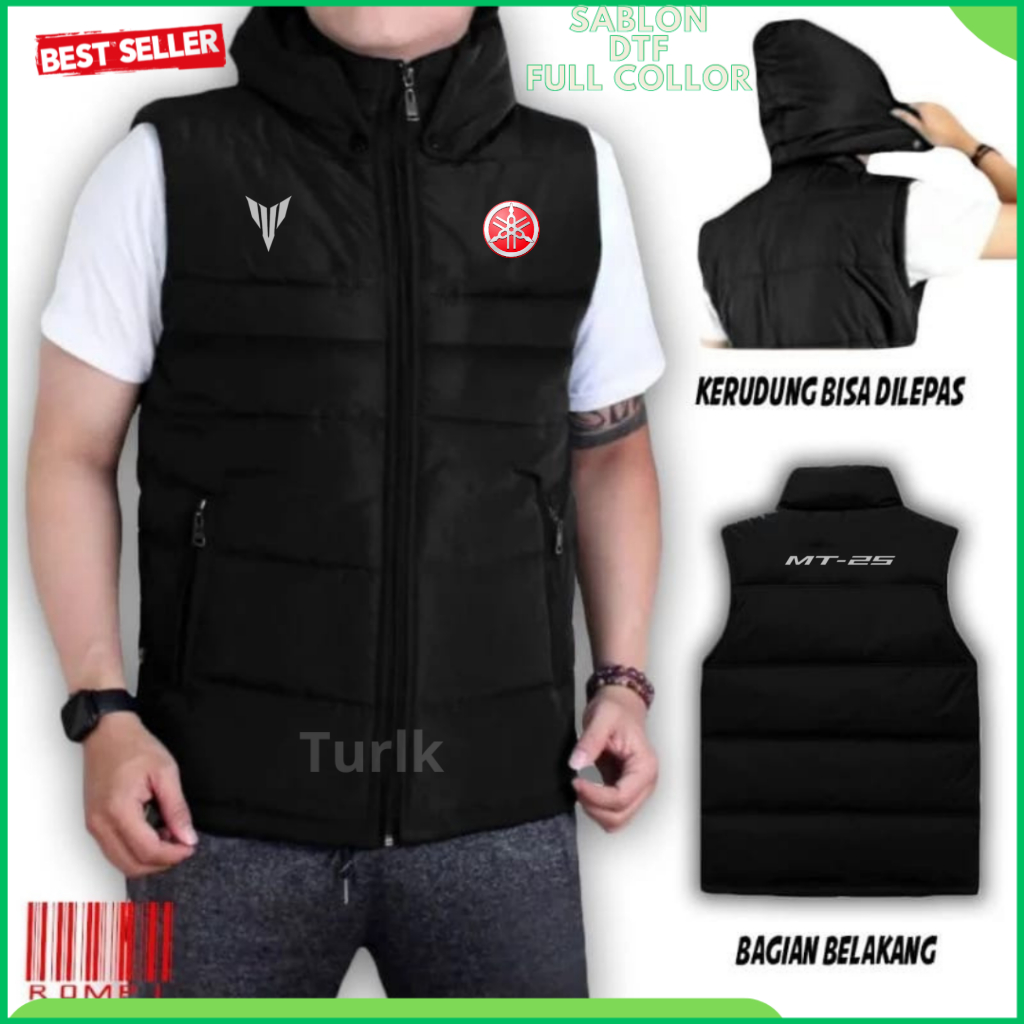 Rompi Yamaha Mt25 Jaket Vest Custom