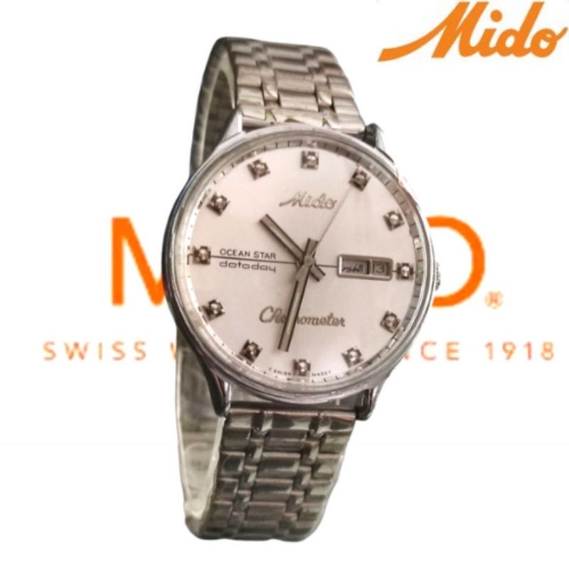 [COD✅Jam tangan mekanis otomatis vintage mido Commander  stanlis stell Automatic W...