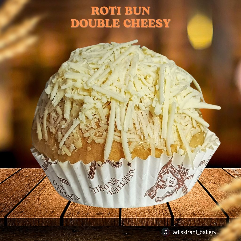 

ROTI BUN KEJU DOUBLE CHEESY LEMBUT