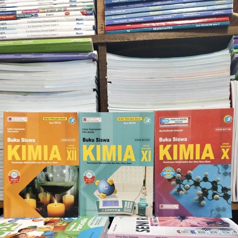Buku siswa kimia kelas 10,11,12 SMA kurikulum 2013 edisi revisi