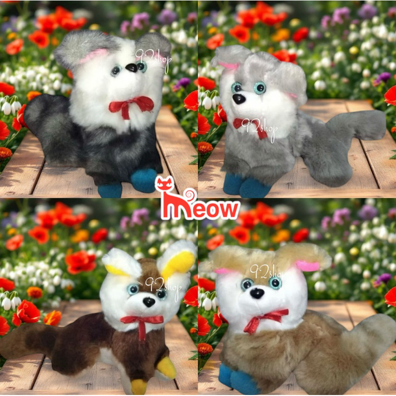 Boneka kucing Anggora marble eyes | Anggora cat marble eyes stuffed animal soft plush toy