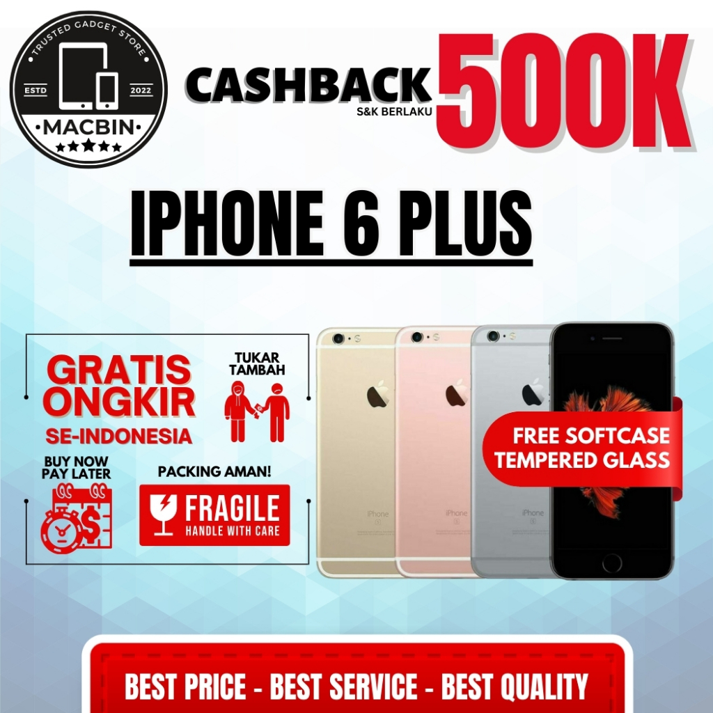 iPhone 6 plus 64GB 128GB second Fullset All Operator