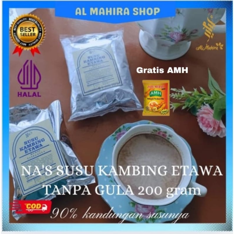 

[ COD & GARANSI] [ FREE JAHE] SUSU KAMBING ETAWA ( 90% KANDUNGAN SUSUNYA) NA'S SKE 200 GRAM/ 500 GRAM / 1 KG . DISTRIBUTOR RESMI . GRATIS ONGKIR