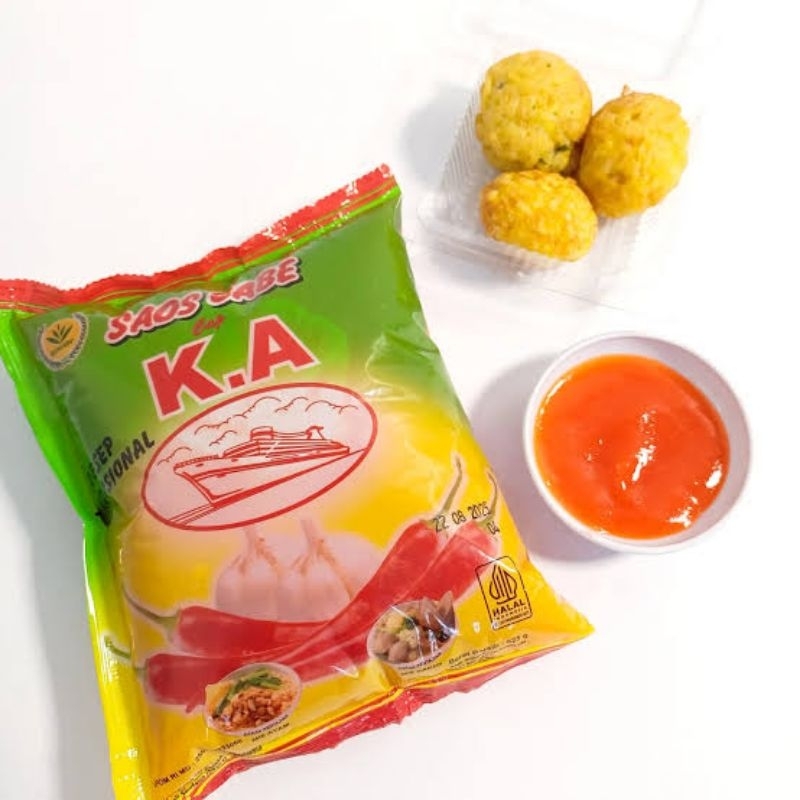 

saos cap K.A pedas isi 625gr