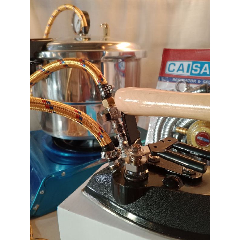 setrika uap boiler presto 12 liter+kompor+regulator