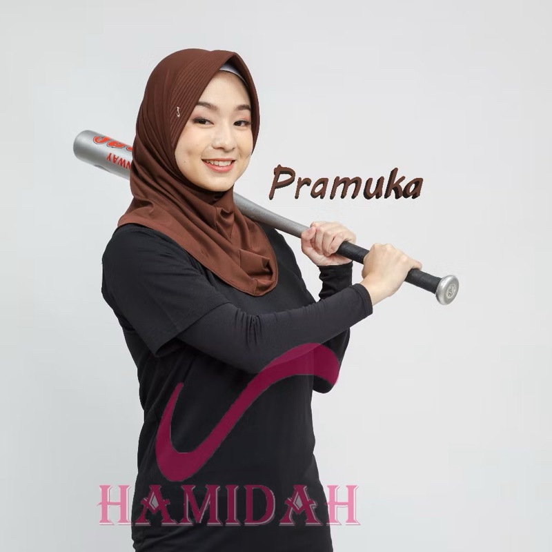 Jilbab Sport Bergo Hamidah Instan Nyaman - Muslim, Kerudung, Spandex, Sekolah, Tebal, Sporty, Varias