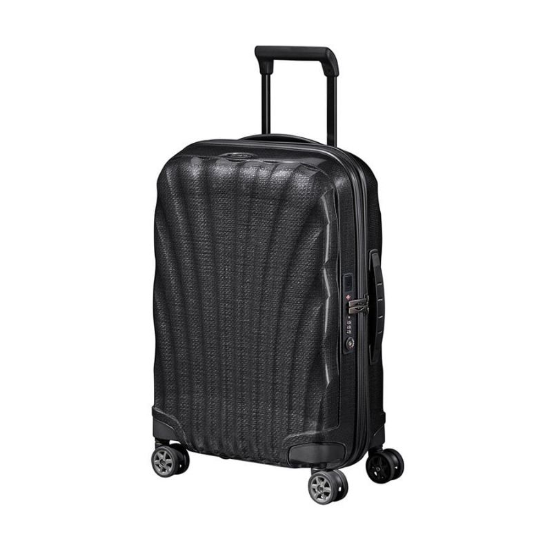 Samsonite C-Lite Spinner 20 Inch Koper Small Cabin Hardcase Ringan - 2.1 Kg - Black