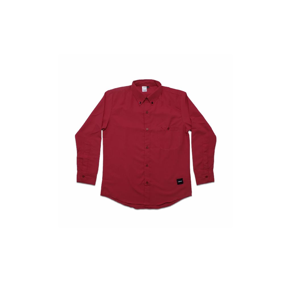 Gilapolos Kemeja Japan Ori Panjang Basic Merah