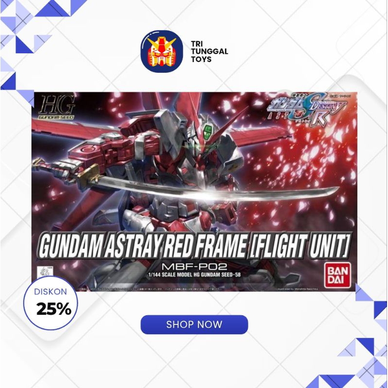 HG 1/144 Seed Gundam Astray Red Frame Light Unit Bandai