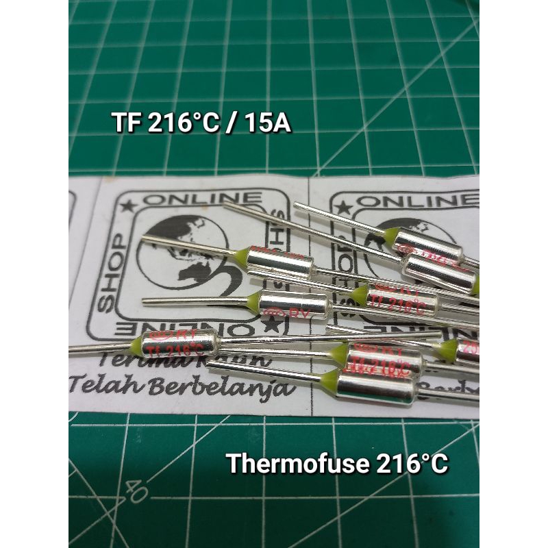 Thermofuse 216°C 15A Thermal Fuse setrika blower magicom 15 A TF 216 C