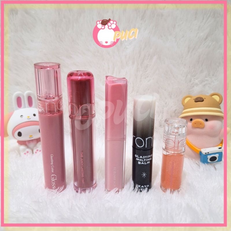 (PRELOVED) ROMAND Glasting Juicy Sheerstick Tint Melting Lip Balm Matte Glossy Plumpy