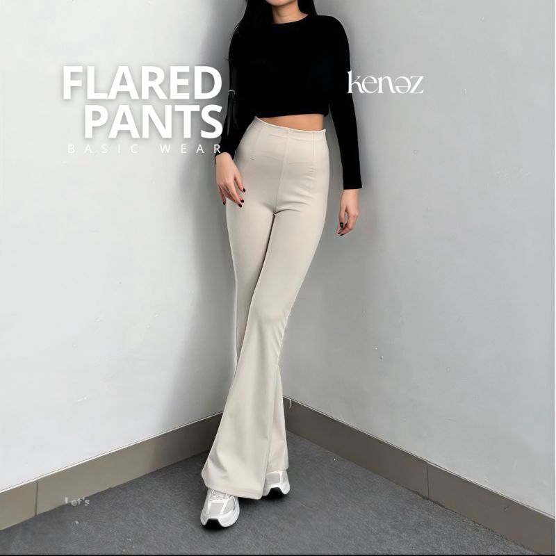 Celana Wanita Kulot RIB Knit Cutbray - Celana Cutbray Kulot Bahan Knit Celana Kerja