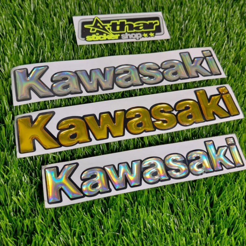 emblem Kawasaki Ninja R Ninja RR Ninja 150 cbu stiker emblem timbul motor