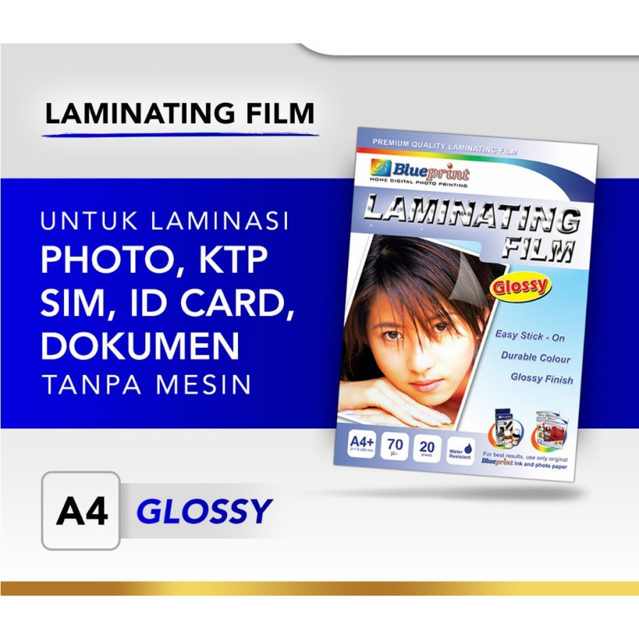 

BP-GFA470 Kertas Laminating Glossy Film A4 BLUEPRINT