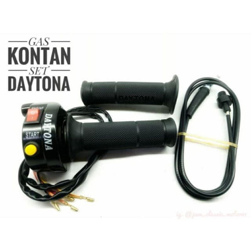 Berkah Motor Racing gas tembak motor gas spontan / kotan 2 tombol murah Gas Spontan YZ plus Saklar K