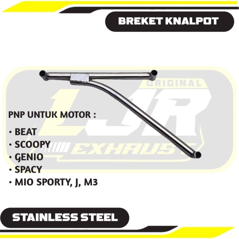 Breket/ dudukan knalpot racing Beat Scoopy Genio Spacy Mio