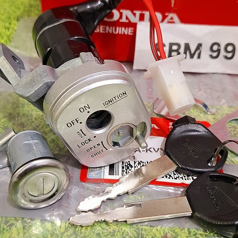 Kunci Kontak Set Honda Beat Karbu Lama ORI KVY