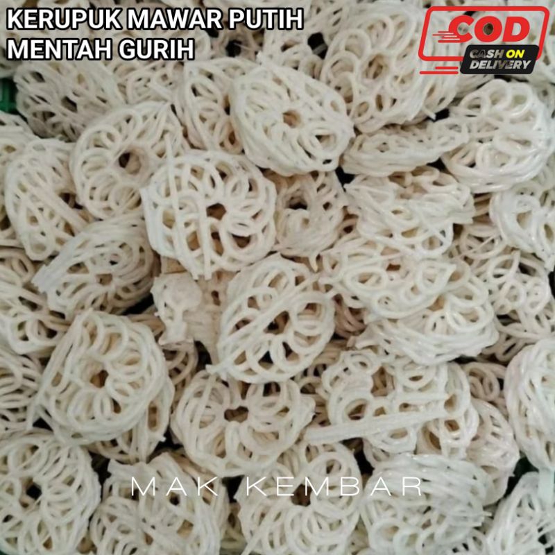 

Kerupuk Mawar Putih Renyah Kemasan 250gr Krupuk Kerupuk Seblak Mawar Gurih Murah
