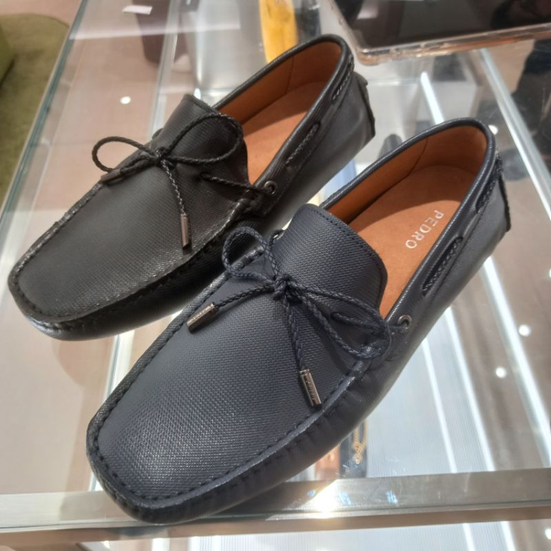 980301 Sepatu Moccasins Leather Pria PEDRO Original