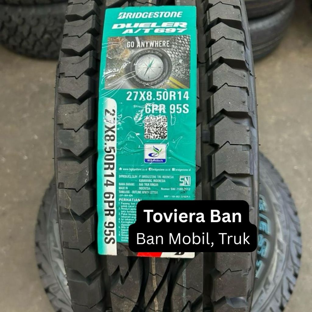 Ban Mobil 27 X 850 R14 Bridgestone Dueler 697 AT OWT 27 8,5 14 6PR 95S