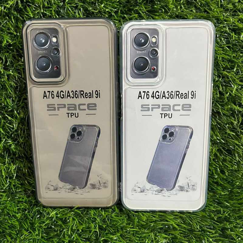 SoftCase Casing Clear Oppo A76 4G/A96 4G Silikon Bening Trasaparan TPU Space