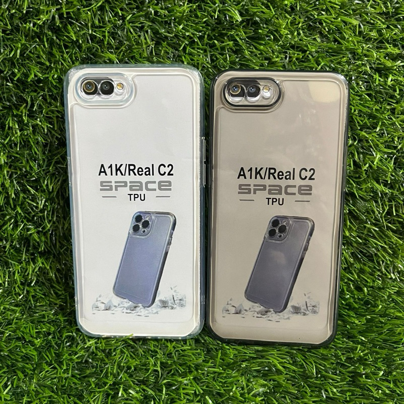 SoftCase Casing Clear Oppo A1K/C2 Silikon Bening Trasaparan TPU Space