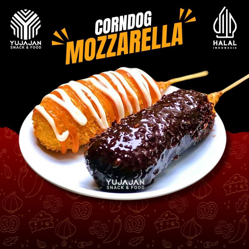 

Corndog Mozarella Frozen Siap Goreng (Khusus Pulau Jawa) By Yujajan Snack & Food