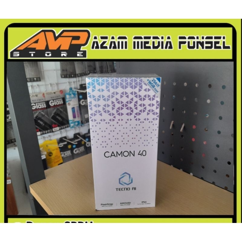 [AzamMediaPonsel] Tecno Camon 40 Ram 8/256GB, 8/128GB New Garansi Resmi