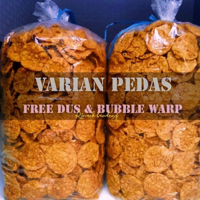 

Keripik Tempe Goreng Crispy Pedas 250 gram