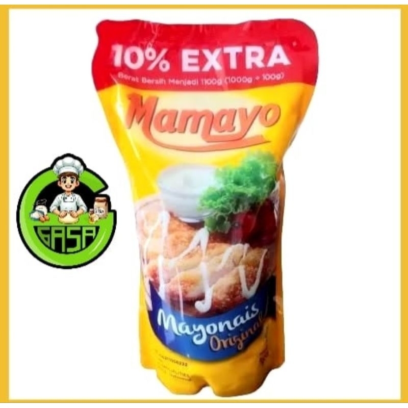 

Mayonaise MAMAYO ORIGINAL 1kg/mayones/mayonnaise MAMAYO 1kg/saos saus mayonaise manis