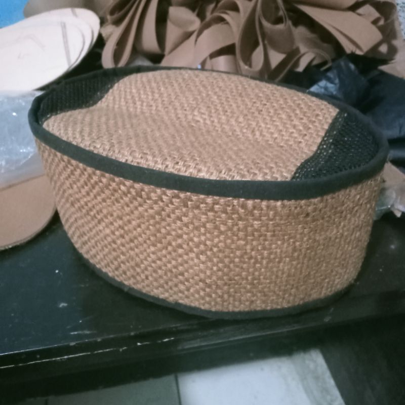 peci songkok goni/ kopiah goni AC Lis/ peci unik goni