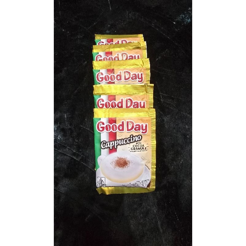 

Good Day Cappuccino With Cocoa Granule Sacget - 25gr (Kemasan)