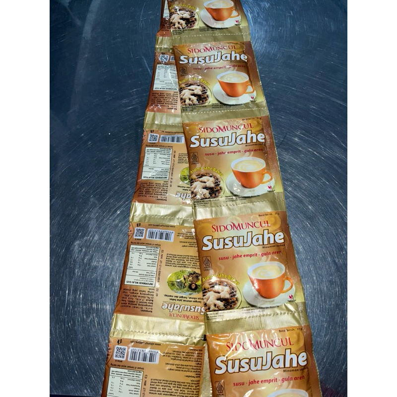 

Susu jahe & kopi jahe Sidomuncul isi 10 renceng x 27gr
