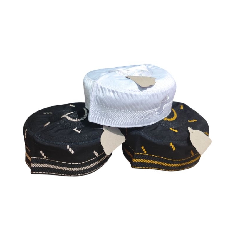 Peci Kopiah MADINAH BUGIS Original Murah , Peci Madinah Bugis Original , Peci Haji Madinah Bugis , K
