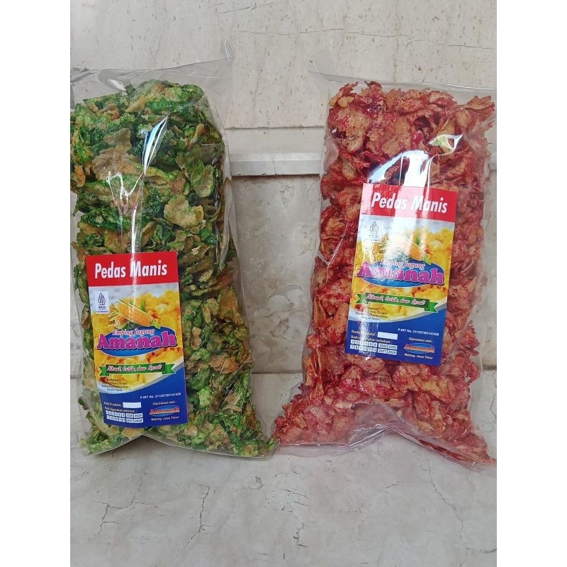 

KERIPIK MARNING JAGUNG PEDAS MANIS PAKET HEMAT