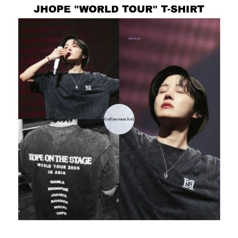 [READY STOCK] JHOPE BTS "WORLD TOUR" T-SHIRT